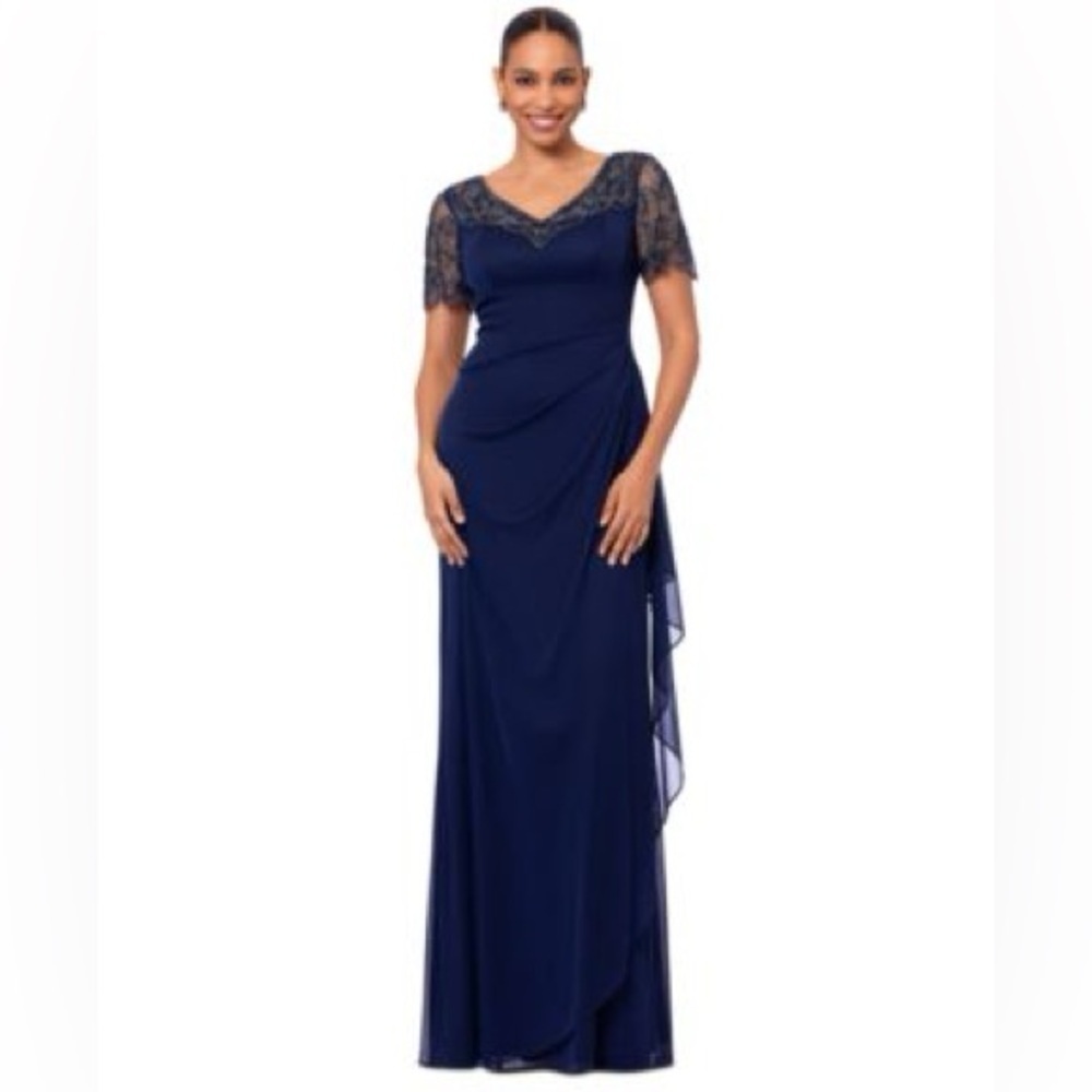 Xscape Petite Beaded Scallop-Sleeve Cascading Dress
Xscape
Current price: $269. - Picture 5 of 11